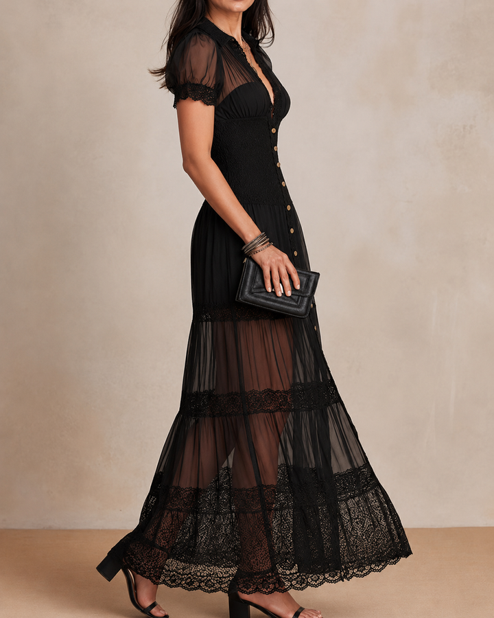明里 | Elegant Maxi Dress